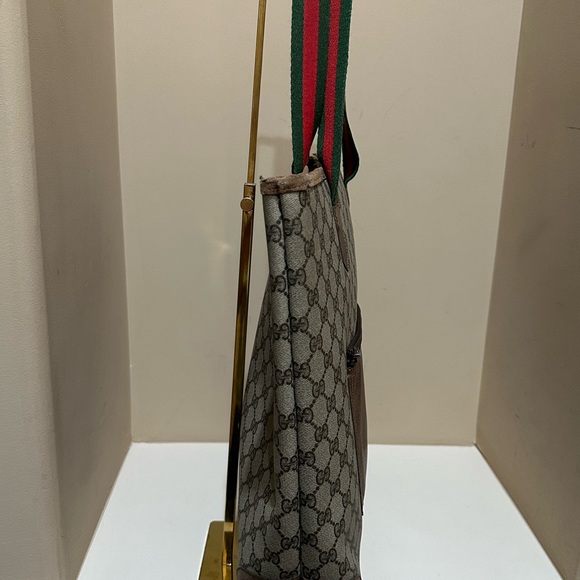 Auth Gucci Web Sherry Line Supreme Tote - Picture 6 of 10